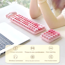 Load image into Gallery viewer, MOFII Cherry Portable Wireless Keyboard And Mouse Three-piece Suit
