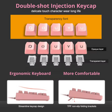 Load image into Gallery viewer, DKS100 Ergonomic USB Wired Backlit Mechanical Feel Membrane Computer Keyboard
