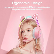 Load image into Gallery viewer, X15 Pro - Pink Illuminated Headband Gaming Headphones
