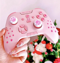 Load image into Gallery viewer, Pink Kitty Paws - Dareu H105 - New Wireless Bluetooth Game Controller
