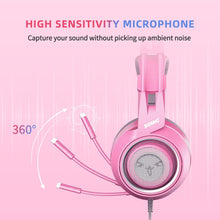 Load image into Gallery viewer, SOMIC G951S - 3.5mm Wired Over-Ear Pink Gaming Headset
