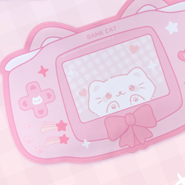 Alfombrilla de escritorio - Pinky Gaming Cat
