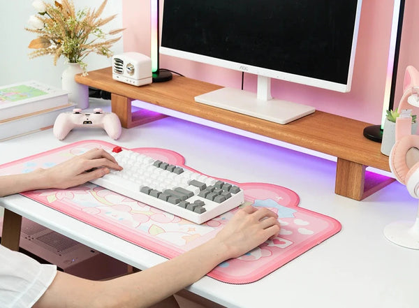 Alfombrilla de Escritorio - Pink Bears in Bloom 