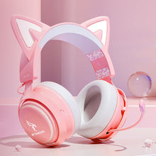 Load image into Gallery viewer, GS510 Cat Ears Headset - RGB Wireless 7.0 Sound
