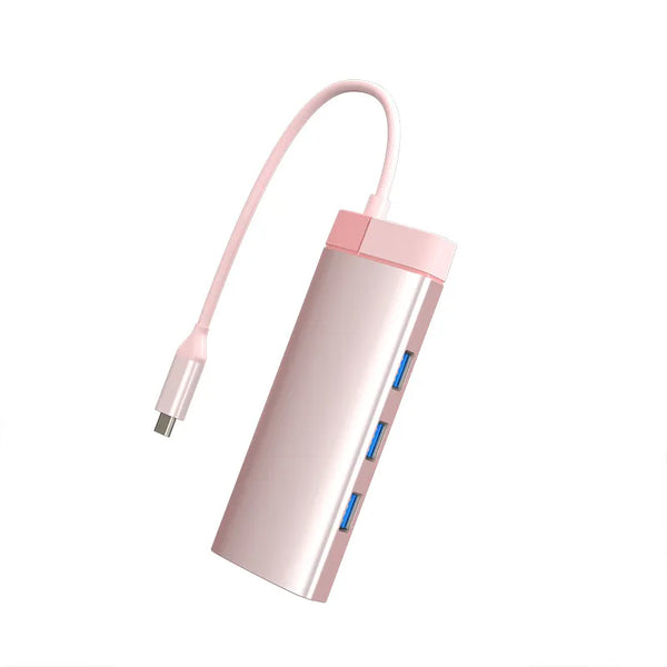 HUB Rosa Multifución 6 en 1