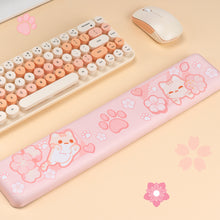 Load image into Gallery viewer, Cherry Blossom Cats - Wrist Rest
