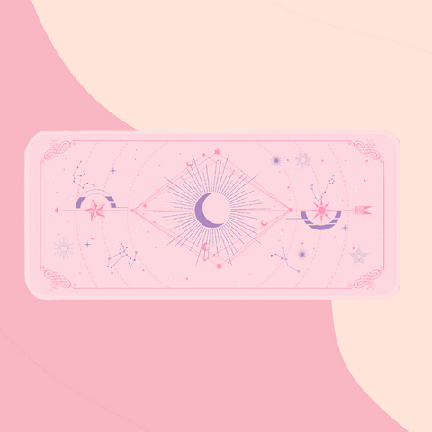 Violet Constellations - Mouse Pad
