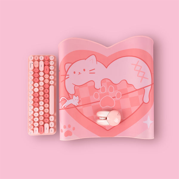 Alfombrilla de Ratón - Cat Love Ice Cream