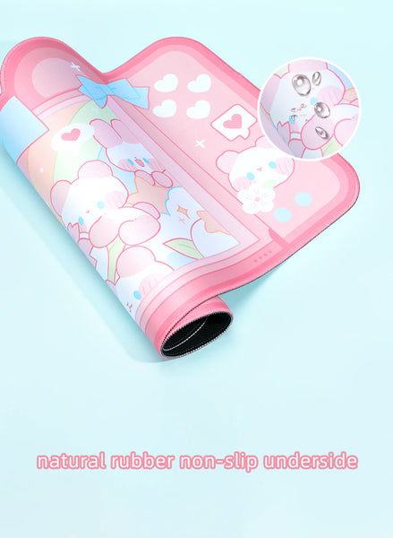 Alfombrilla de Escritorio - Pink Bears in Bloom 