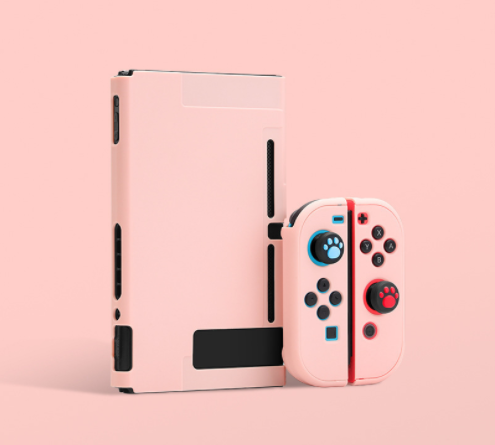 Funda Rosa y Violeta para Nintendo Switch y OLED