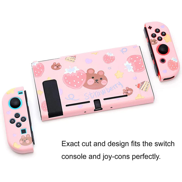 Sweet Pink Bear - Funda Nintendo Switch y Lite
