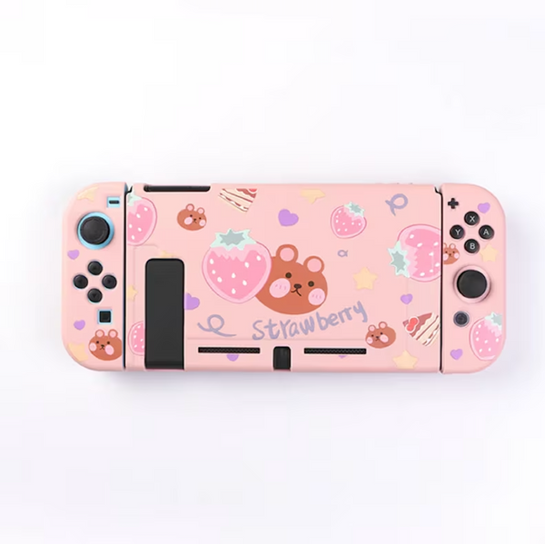 Sweet Pink Bear - Funda Nintendo Switch y Lite