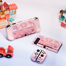 Load image into Gallery viewer, Nintendo Switch and Oled Protective Case - Pink Pixel Kitty
