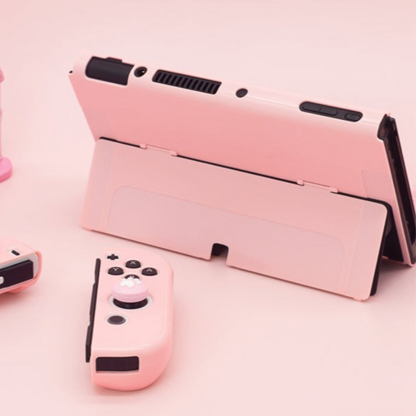 Funda Rosa y Violeta para Nintendo Switch y OLED