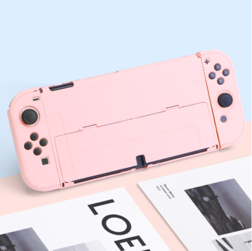 Funda Rosa y Violeta para Nintendo Switch y OLED
