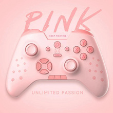 Load image into Gallery viewer, Pink Kitty Paws - Dareu H105 - New Wireless Bluetooth Game Controller
