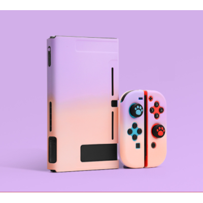 Funda Rosa y Violeta para Nintendo Switch y OLED