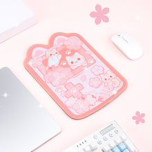 Load image into Gallery viewer, Cherry Blossom Cats - Large and Small Mouse Pads
