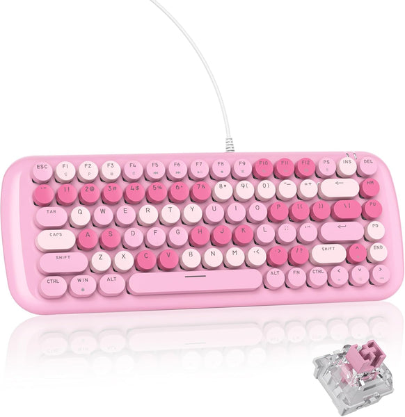Candy M - Compact 84 Keys, 10 Lighting Effects - Mechanical Keyboard