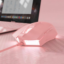 Load image into Gallery viewer, Pink Ray AJ52 - USB RGB Wired Gaming Mouse
