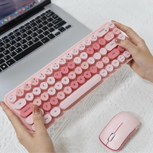 Load image into Gallery viewer, MOFII Macaron 2.4G Wireless Keyboard And Mouse Set
