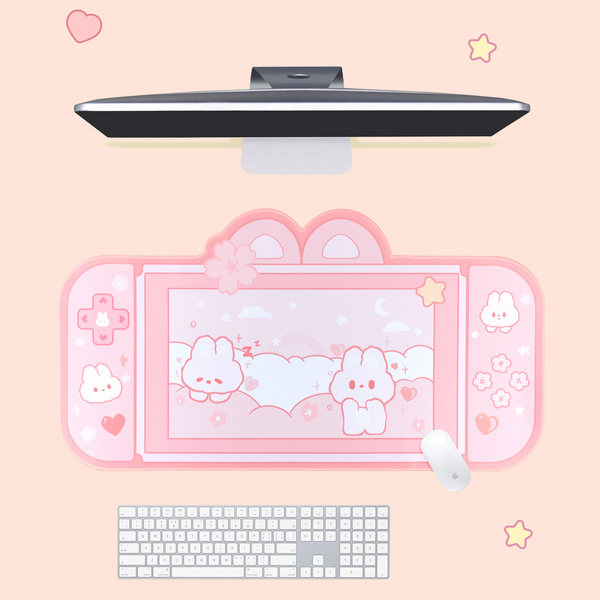 Pinky Bunnies - Alfombrilla de escritorio