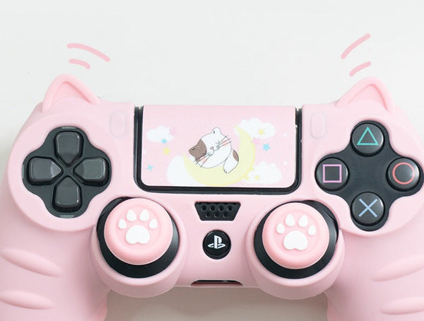 Sleepy Cat - Funda Protectora de Silicona Dualshock 4 PS4