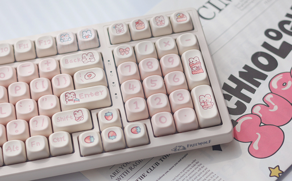 Snack Bunny MOA Keycaps