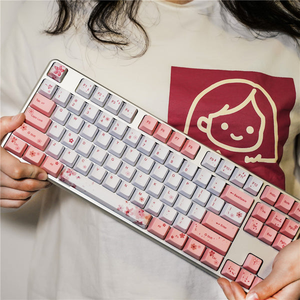 Sakura - Teclas de PBT con Perfil OEM