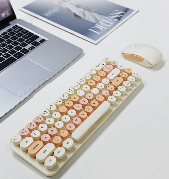 MACARON - Teclado y Ratón Inalámbricos 