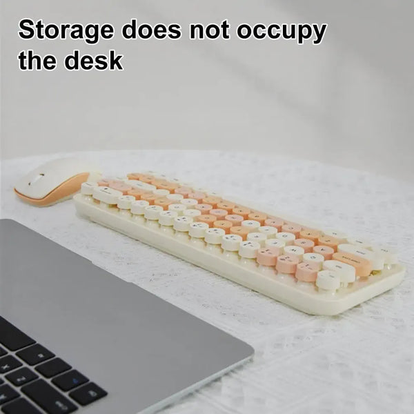 MACARON - Teclado y Ratón Inalámbricos 