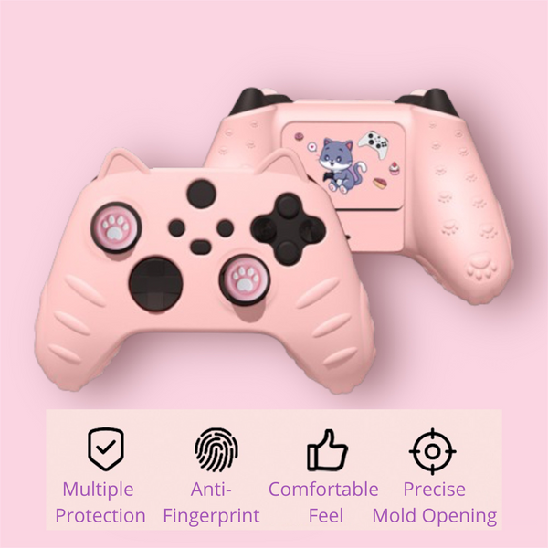 Gatito Gamer - Funda de silicona para mando Xbox Series X/S