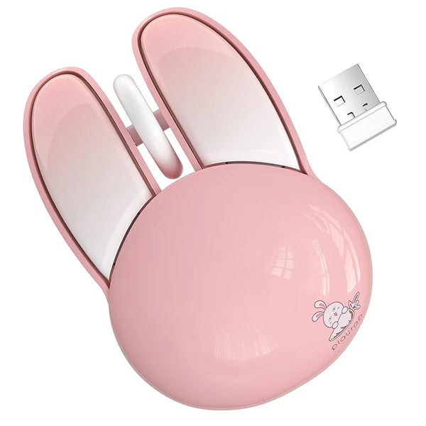 Pink Bunny Ears - Ratón Inalámbrico
