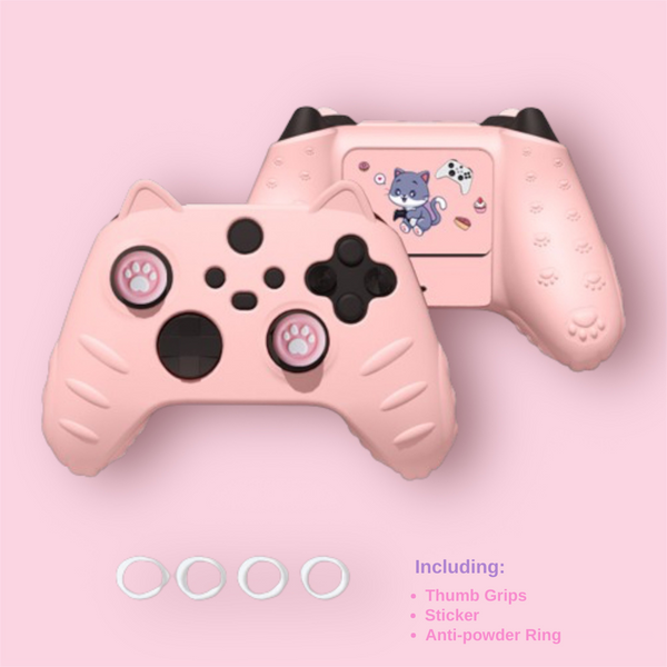 Gatito Gamer - Funda de silicona para mando Xbox Series X/S