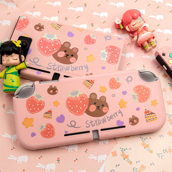 Sweet Pink Bear - Funda Nintendo Switch y Lite